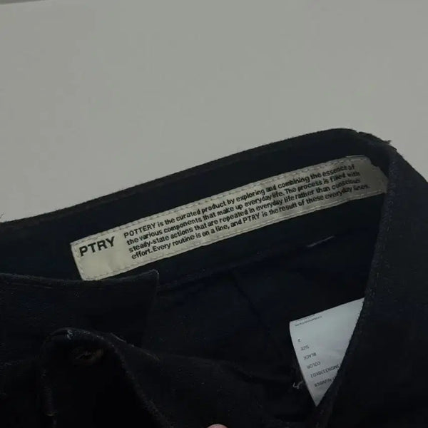 [BUNJANG] Pottery Black Cotton Pants / 포터리 블랙 코튼 팬츠 30