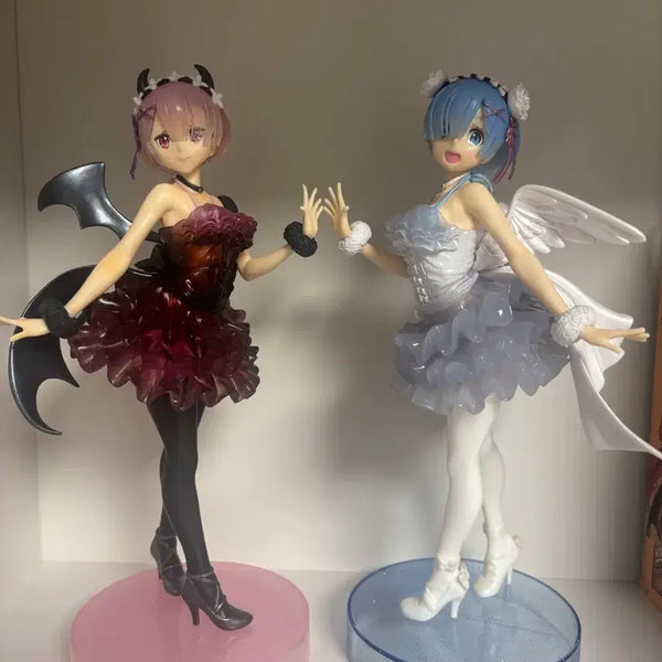 [BUNJANG] Rem & Ram Angel/Devil Ver. Figure Set / 렘 피규어 천사/악마 ver 세트