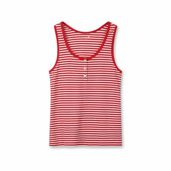 [BUNJANG] TOPTEN Soft Rib Henley Tank Top / 탑텐 소프트 립 헨리넥 탱크탑