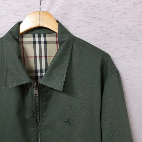 [BUNJANG] Men's Reversible Zip-Up Jacket (Khaki) / B8-31/카키 집업 양면자켓 봄가을 남성