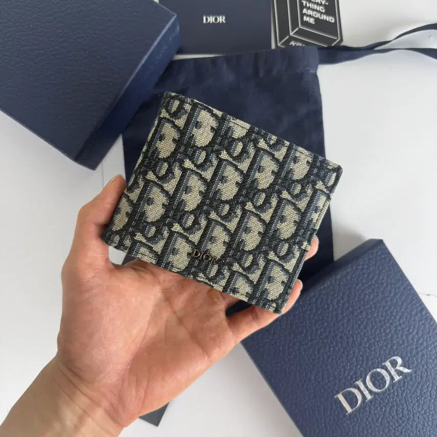 [BUNJANG] Dior Dior Oblique Bifold Wallet Beige / [S+급/크림판] 디올 오블리크 반지갑 베이지