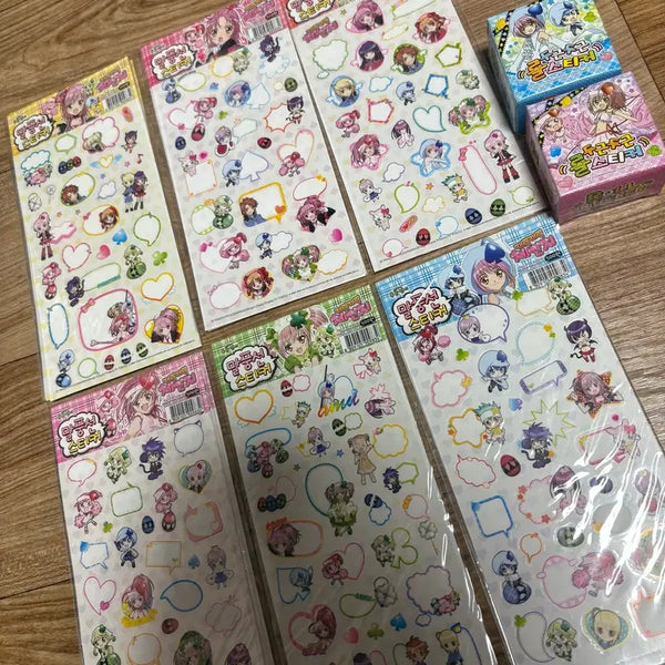 [BUNJANG] Character License "Shugo Chara!" Speech Bubble Sticker Roll Sticker Set / 캐릭캐릭체인지 캐캐체 고전 말풍선 스티커 롤스티커