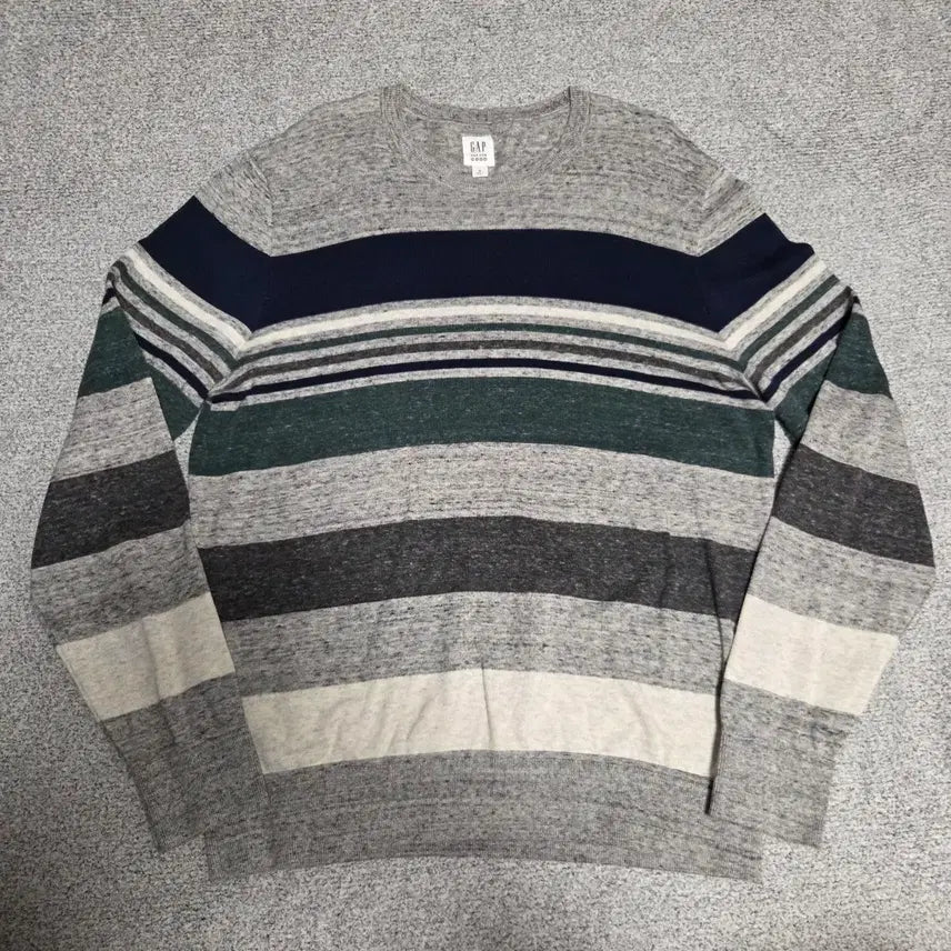 [BUNJANG] Gap Vintage Striped Knit Sweater / Gap 갭 빈티지 니트 L(100)