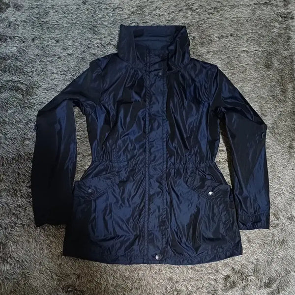 [BUNJANG] Olivia Women's Navy Pullover Windbreaker Jacket / 올리비아 바람막이 자켓 풀오버 90 55 여성 네이비