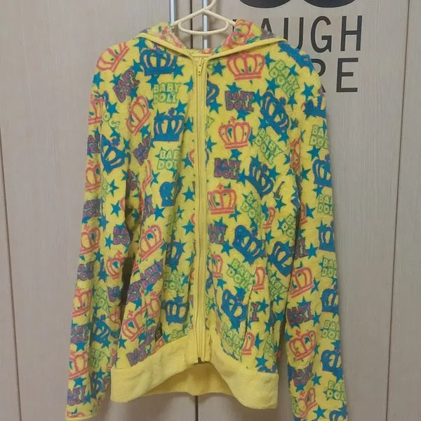 [BUNJANG] Babydoll Lined Hooded Zip-up Jacket / 베이비돌 Babydoll 후드집업 털원단 씬키드 팝갸루