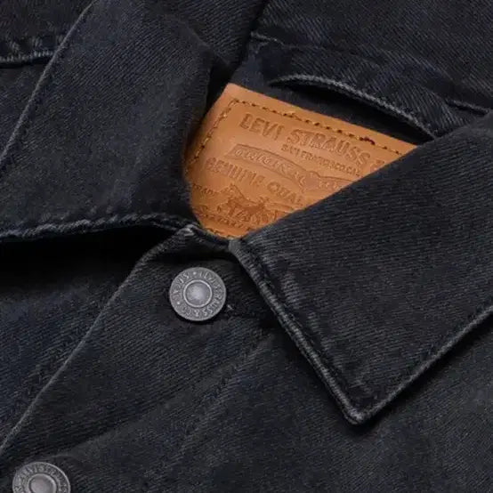 [BUNJANG] Levi's Black Denim Trucker Jacket / 리바이스 흑청트러커