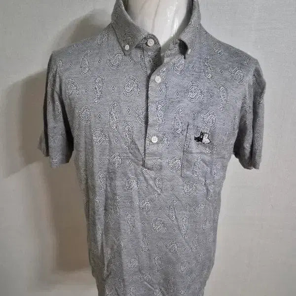 [BUNJANG] Black & White Men's Golf Tee / 블랙엔화이트/남성용/골프티/정품/상태A