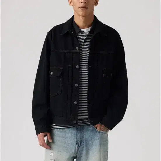 [BUNJANG] Levi's Type 2 Selvage Denim Jacket L / 리바이스 타입2 셀비지 데님자켓 L