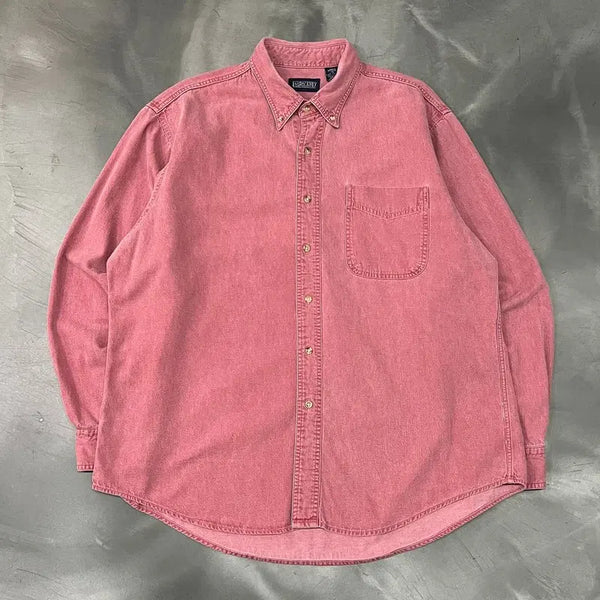 [BUNJANG] Lanz & Washed Work Shirt / 랜즈 앤드 워시드 워크 셔츠 y19098