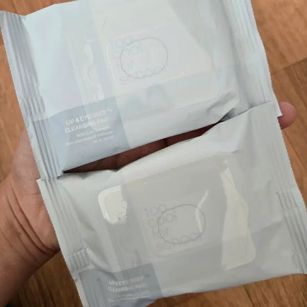 [BUNJANG] Too Cool For School Lip & Eye Deep Cleansing Pad (30 Count) - 2 Pack Bundle / 투쿨포스쿨 2개 일괄 립앤아이 딥 클렌징 패드 30매입