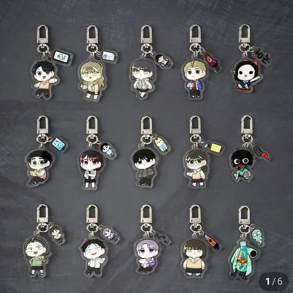 [BUNJANG] 44th Class Survival Lesson Keychain Split Set / 분철, 공구) 44교시 생존수업 키링 분철합니다