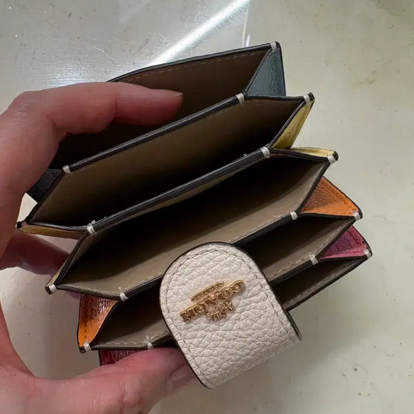 [BUNJANG] Coach Accordion Card Wallet / 코치 아코디언 카드지갑