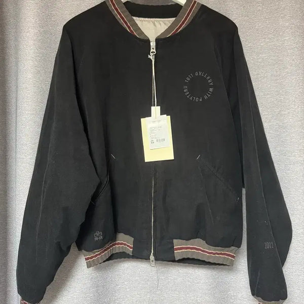 [BUNJANG] Polilu Souvenir Jacket Black / [2] 폴리테루 수베니어 블랙