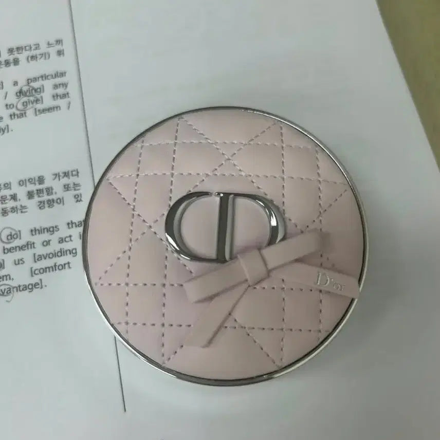 [BUNJANG] Dior Pink Bow Cushion Case / 디올 핑크보우 쿠션 케이스