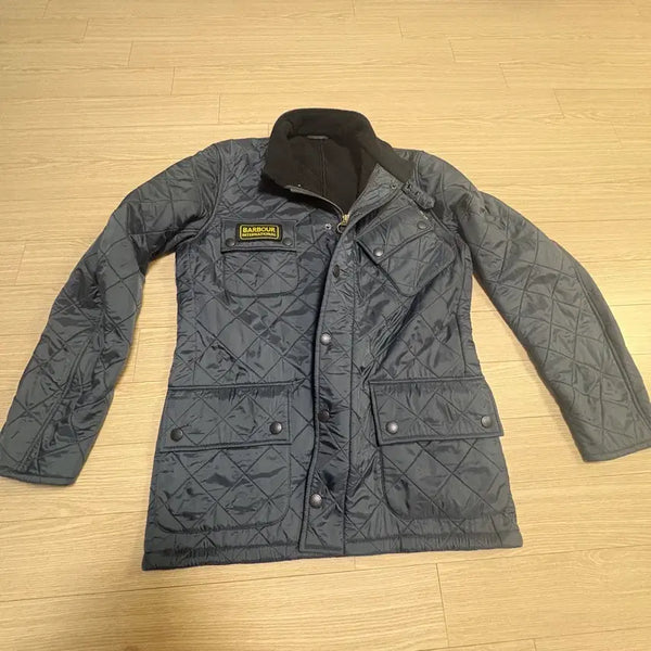 [BUNJANG] Barbour International Quilted Jacket Navy / 바버 인터네셔널 퀄팅자켓