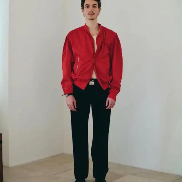 [BUNJANG] Nervous Cotton Jumper Red / 너버스nervous 코튼점퍼 레드
