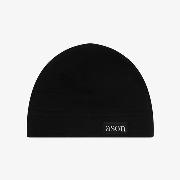 [BUNJANG] ASON PEBBLE BEANIE BLACK / 애즈온 비니 블랙 ASON PEBBLE BEANIE BLACK