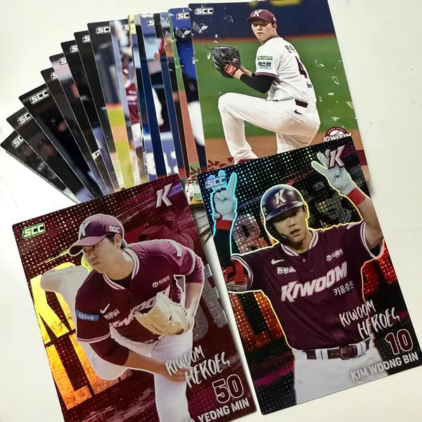 [BUNJANG] Kiwoom Heroes KBO Baseball Photocards Bundle Set / 일괄) 키움 히어로즈 KBO 포토카드 하영민 안우진 박준현 김웅빈