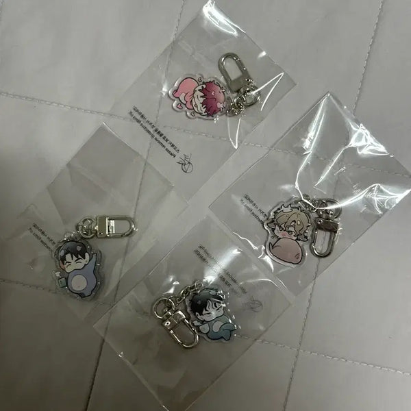 [BUNJANG] 1Room Assistant Acrylic Keyring (Bundle Set) - Sealed / 미개봉) 원룸조교님 아크릴 키링 (일괄!)
