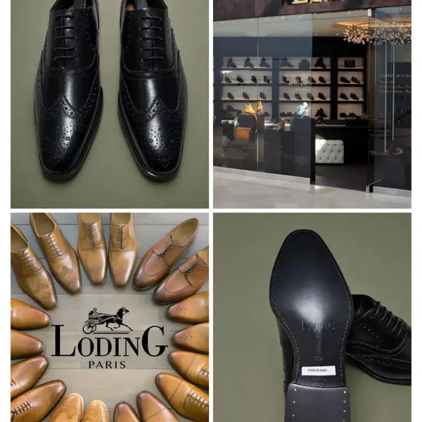 [BUNJANG] Loding Paris Black Wingtip Brogue Oxford Shoes / (정품/새상품) 로딩 파리 블랙 윙팁 브로그 옥스퍼드 슈즈