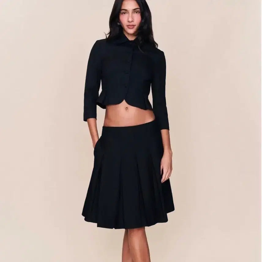 [BUNJANG] Daniel Guizo Mali Jacket + Low Rise Skirt Set / 다니엘 귀조 맬리 자켓 + 로우라이즈 스커트