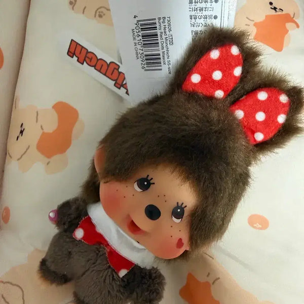 [BUNJANG] Mickey Big Head Monchhichi Plush - New / 미키 빅헤드 몬치치 새상품