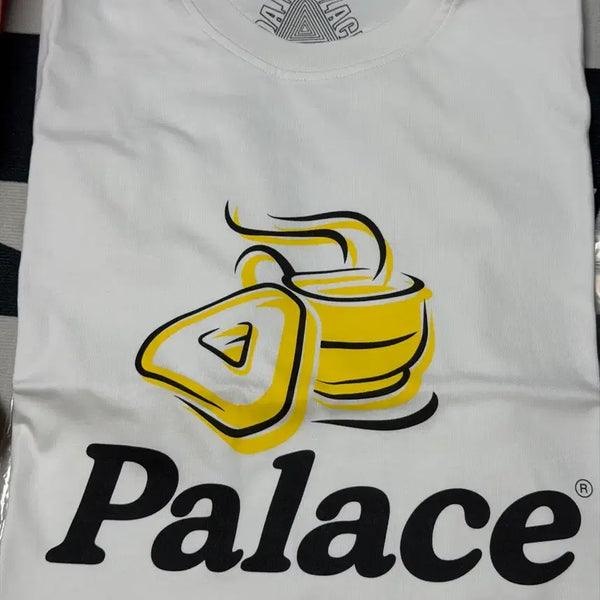 [BUNJANG] Palace Patchy T-Shirt White / Palace 팔라스 PATCHY 티셔츠 화이트