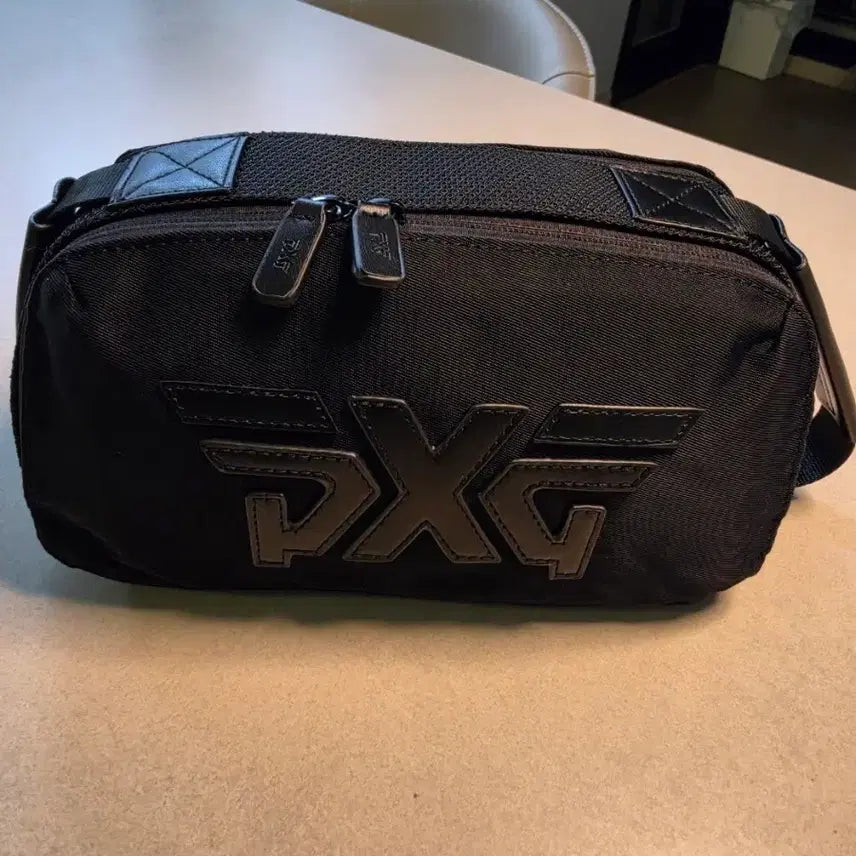 [BUNJANG] PXG Two-Rail Golf Pouch Black / PXG 투레일 골프 파우치 블랙