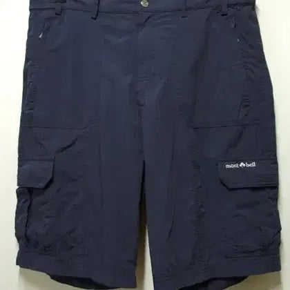[BUNJANG] Montbell Nylon Cargo Shorts Navy / 몽벨 나일론 카고반바지 태86 허리34-35