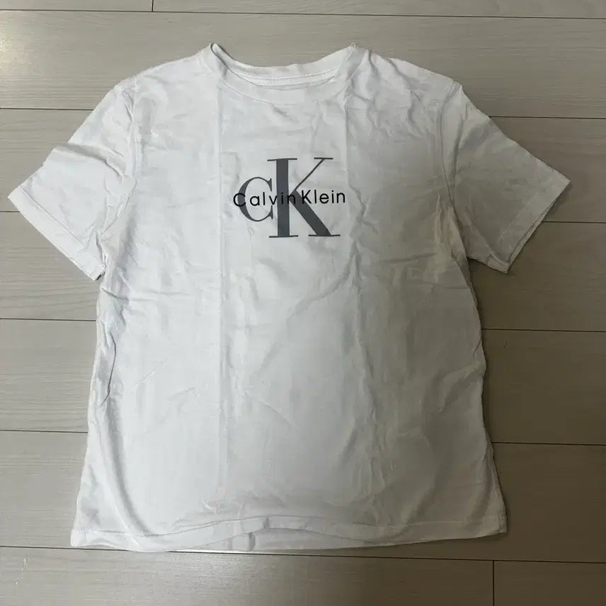 [BUNJANG] Calvin Klein T-Shirt White / 캘빈클라인 반팔티 화이트