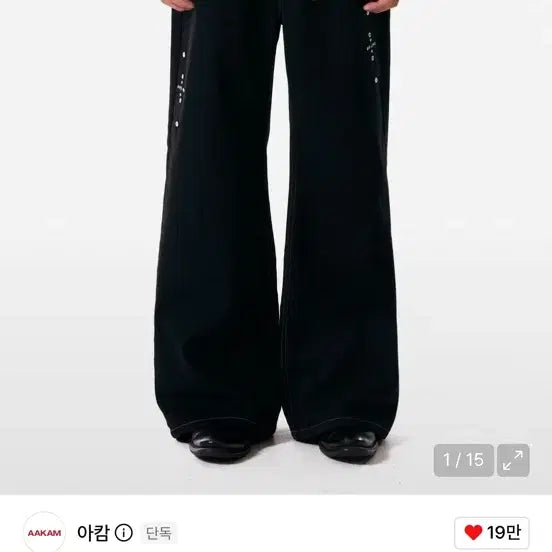 [BUNJANG] ACAM Western Studded Pants Black Size 2 / 아캄 웨스턴 스터드 팬츠 블랙 2사이즈