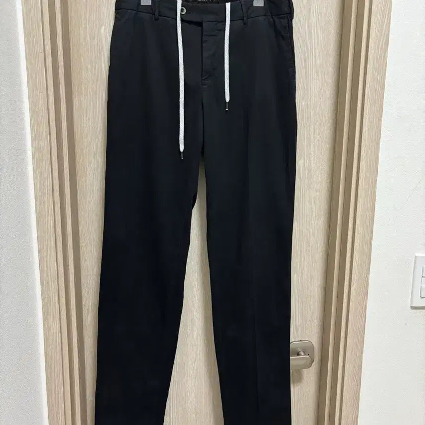 [BUNJANG] PT Torino Slim Fit Drawstring Chino Pants Black / 새상품)PT토리노 슬림핏 드로우스트링 치노팬츠48/블랙