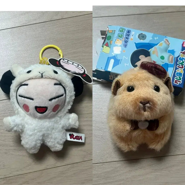 [BUNJANG] Puka Puka & Hamster Keychain Set / 뿌까, 햄스터 키링(가격인하)