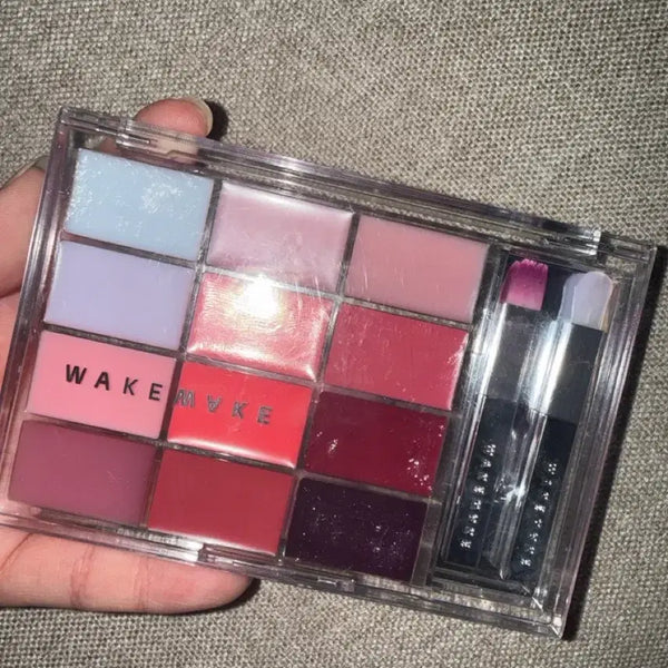[BUNJANG] WAKEMAKE 10-Color Lip Palette / 웨이크메이크 립 팔레트 10구