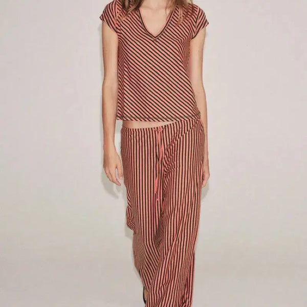 [BUNJANG] Zara Linen Blend Striped Pants / zara 자라 린넨 스트라이프 팬츠 새상품