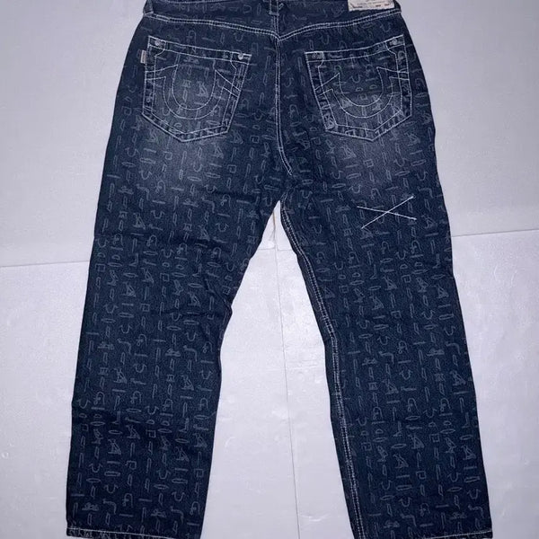 [BUNJANG] True Religion Hieroglyphic Pants XL / TrueReligion Hieroglyphic Pants XL (3)