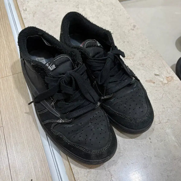 [BUNJANG] Nike x Travis Scott Jordan 1 Low OG Black (265mm) / 풀박스 나이키 조던 트레비스스캇 블랙 265