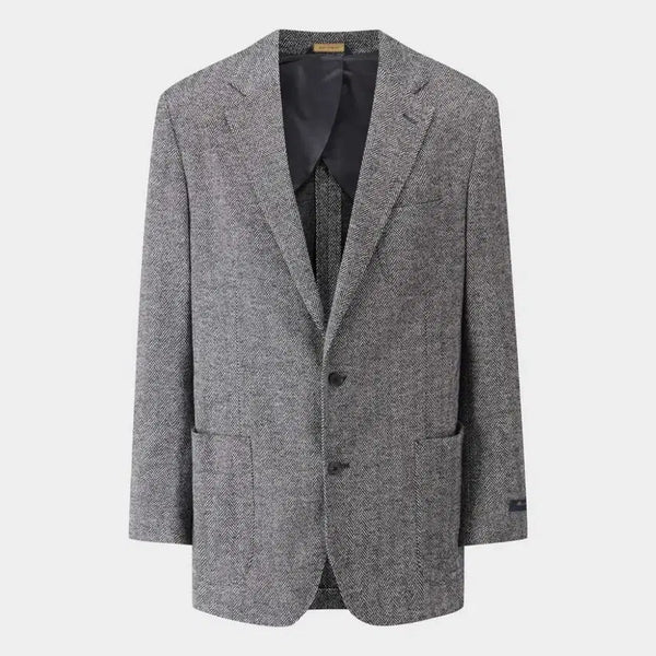 [BUNJANG] Brooks Brothers Herringbone Jacket Grey 40R / [40R, 국내100] 브룩스브라더스 헤링본자켓 그레이색상