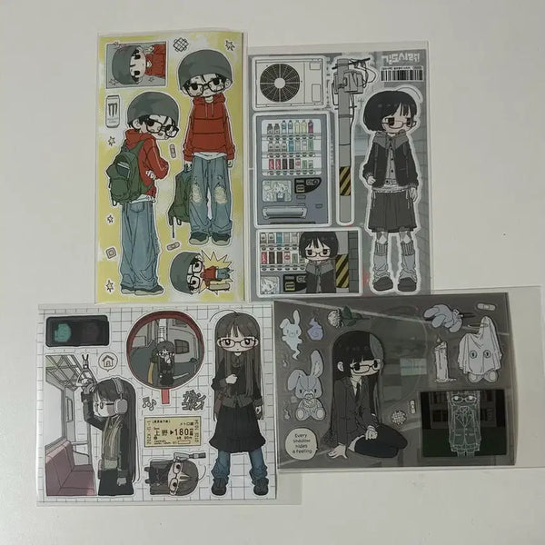 [BUNJANG] Kim Dosirak Sticker Set / 김도시락 스티커 set (미사용 수수료 포함)