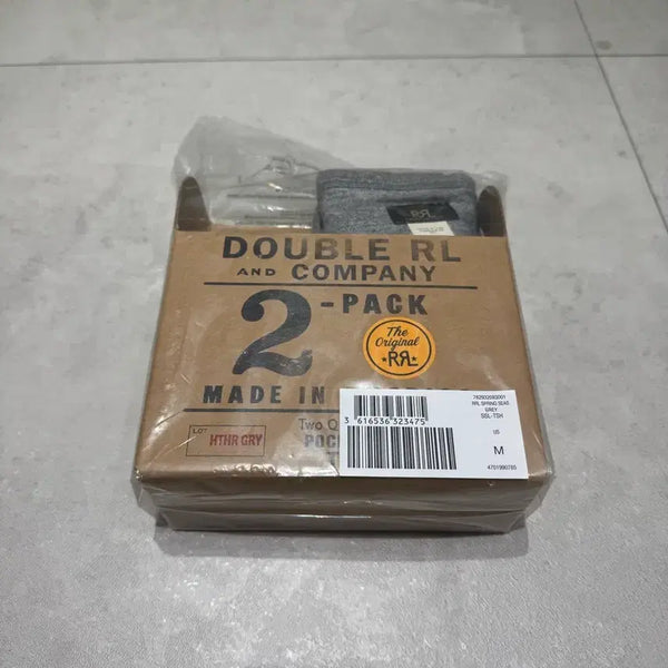 [BUNJANG] RRL Two-Pack T-Shirts White + Gray M / Rrl 투팩 티셔츠 화이트 + 그레이 M 각 1장