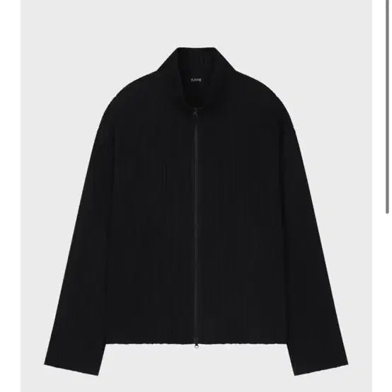 [BUNJANG] JNE Pleated Jacket Black / 준느 JNE 플리츠 자켓 블랙