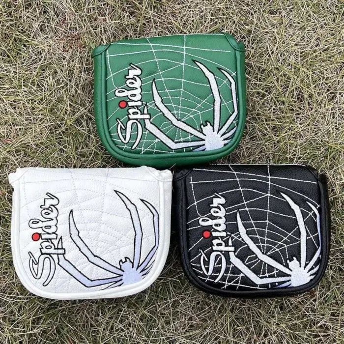 [BUNJANG] Spider Putter Cover - Magnetic Closure - 3 Colors Available / 스파이더 퍼터 커버 / 새제품 3칼라 자석 오픈 보호 골프