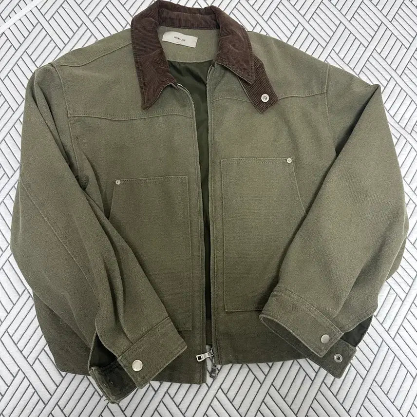 [BUNJANG] KIMUER Khaki Work Jacket (M) / 키뮤어 카키 워크자켓 M