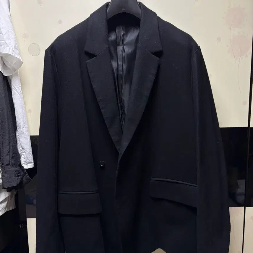 [BUNJANG] YOUS Wool Cashmere Blend Double Blazer / [L] 유스 울 캐시 더블 블레이저