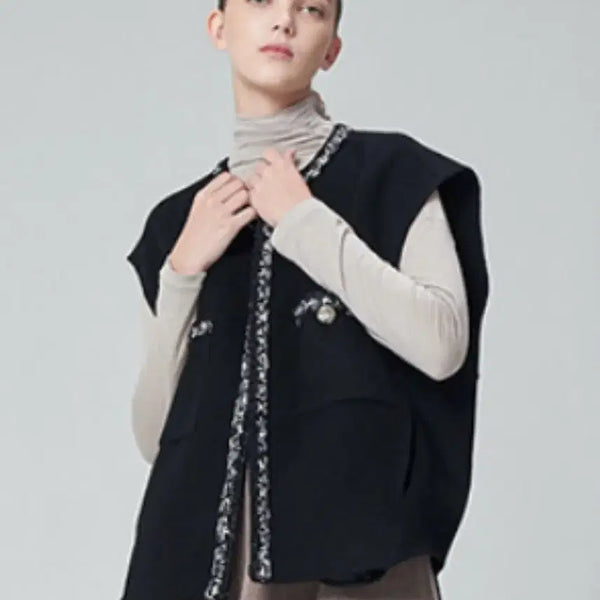 [BUNJANG] System Braided Line Vest / 시스템 브레이드 라인 베스트