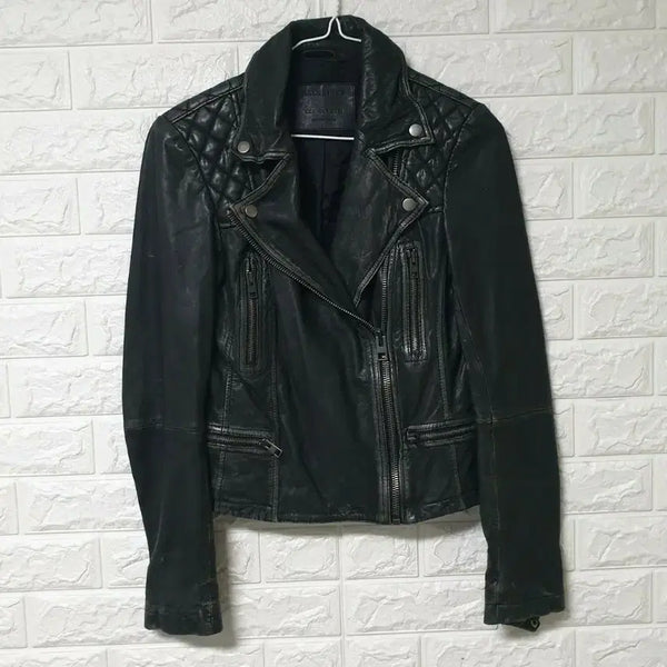 [BUNJANG] AllSaints AGING Leather Rider Jacket / 올세인츠 에이징 가죽 라이더자켓 판매합니다