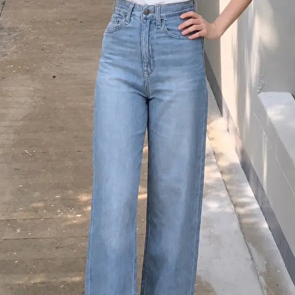 [BUNJANG] Levi's Premium High Loose Fit Jeans / 리바이스 고급라인 하이루즈 프리미엄진