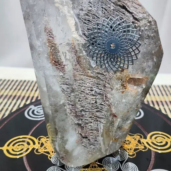[BUNJANG] High-Density Inclusion Garden Shaman Crystal / 고밀도 대 인클루젼 가든 샤먼 수정 929g 16cm9.7cm6cm