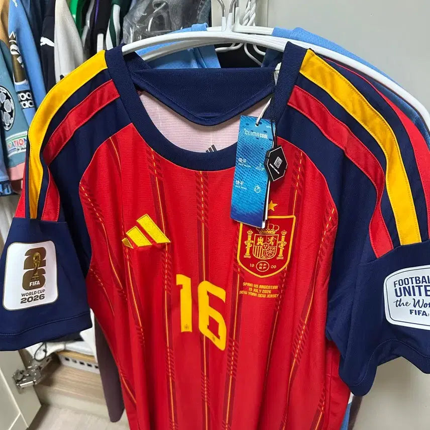 [BUNJANG] Spain National Team Rodri Full-Marking Jersey / 스페인 로드리 유니폼 풀마킹 국가대표