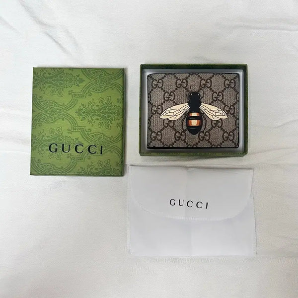 [BUNJANG] Gucci Bee Bifold Wallet / 구찌 꿀벌 반지갑 디자인상품 급처